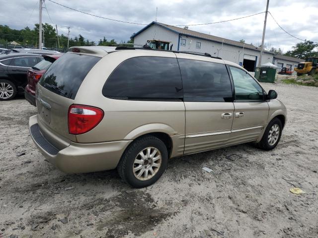 2C8GP54L63R203785 - 2003 CHRYSLER TOWN & COU LXI TAN photo 3