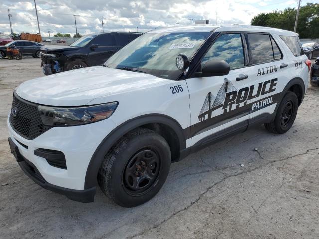 1FM5K8AW9LGA19414 - 2020 FORD EXPLORER POLICE INTERCEPTOR WHITE photo 1