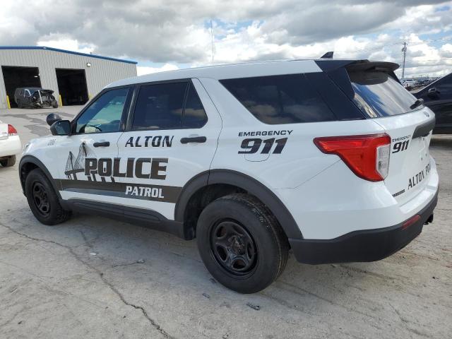 1FM5K8AW9LGA19414 - 2020 FORD EXPLORER POLICE INTERCEPTOR WHITE photo 2
