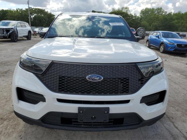 1FM5K8AW9LGA19414 - 2020 FORD EXPLORER POLICE INTERCEPTOR WHITE photo 5