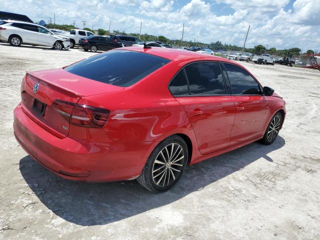 3VWD17AJ0GM411367 - 2016 VOLKSWAGEN JETTA SPORT RED photo 3