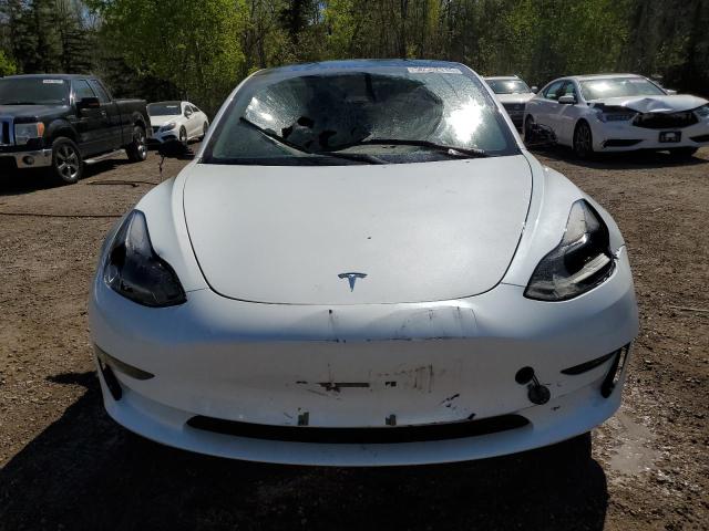 5YJ3E1EA4PF399948 - 2023 TESLA MODEL 3 WHITE photo 5