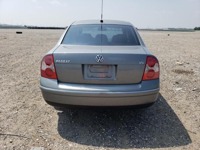 WVWRH63B44P152523 - 2004 VOLKSWAGEN PASSAT GLX GRAY photo 6