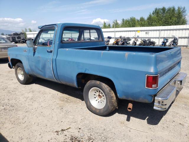 CCD149Z206789 - 1979 CHEVROLET PICK UP BLUE photo 2