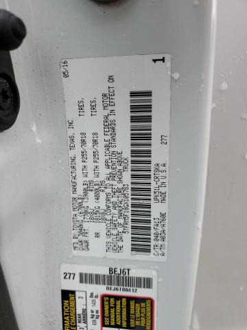 5TFRM5F18GX105783 - 2016 TOYOTA TUNDRA DOUBLE CAB SR/SR5 WHITE photo 13