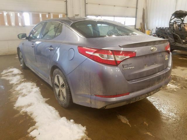 KNAGM4AD1C5011427 - 2012 KIA OPTIMA HYBRID  photo 3