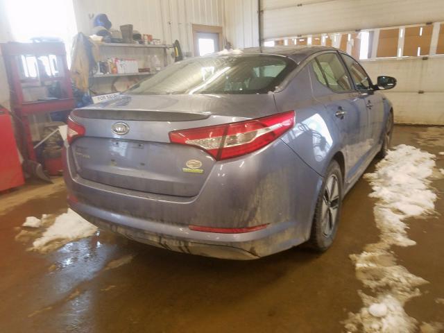 KNAGM4AD1C5011427 - 2012 KIA OPTIMA HYBRID  photo 4