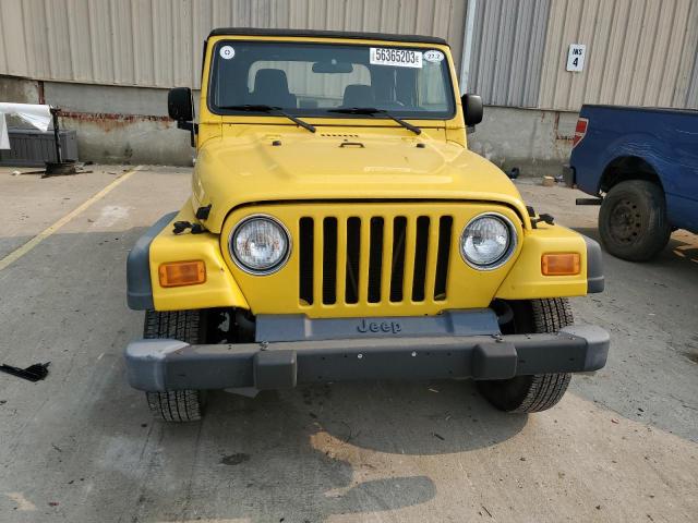 1J4FA39SX4P731961 - 2004 JEEP WRANGLER X YELLOW photo 5