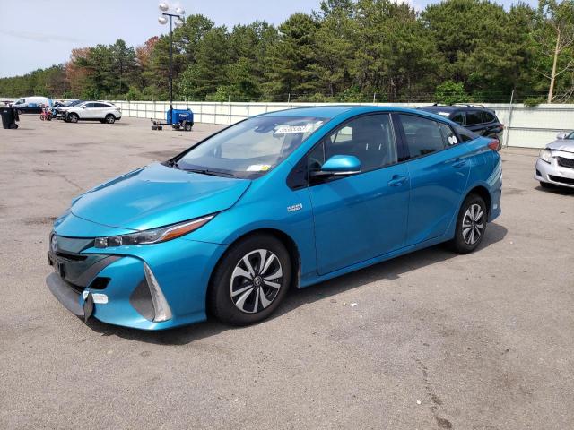 JTDKARFP0J3094993 - 2018 TOYOTA PRIUS PRIM BLUE photo 1