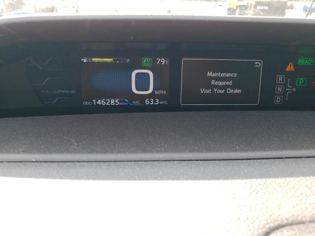 JTDKARFP0J3094993 - 2018 TOYOTA PRIUS PRIM BLUE photo 9