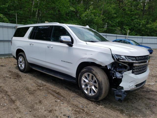 1GNSKFKD0NR222859 - 2022 CHEVROLET SUBURBAN K1500 PREMIER WHITE photo 4