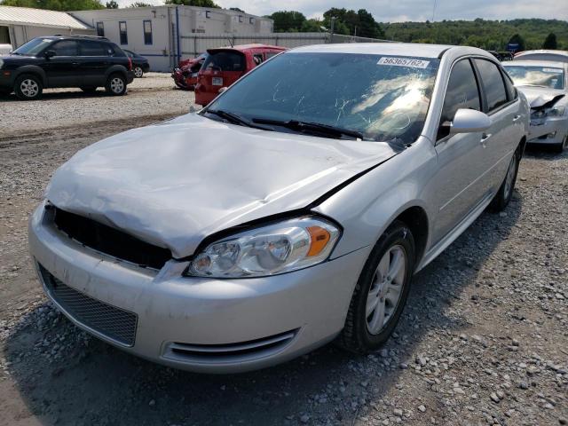 2G1WA5E33E1186418 - 2014 CHEVROLET IMPALA LIM LS GRAY photo 2