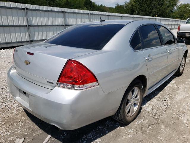 2G1WA5E33E1186418 - 2014 CHEVROLET IMPALA LIM LS GRAY photo 4