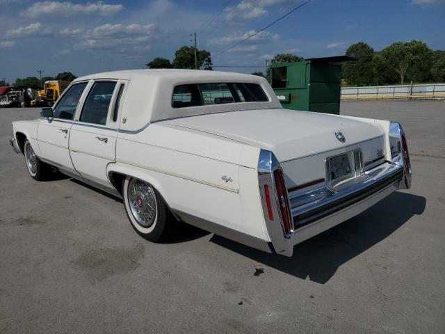 1G6DW51Y4J9716594 - 1988 CADILLAC BROUGHAM WHITE photo 2