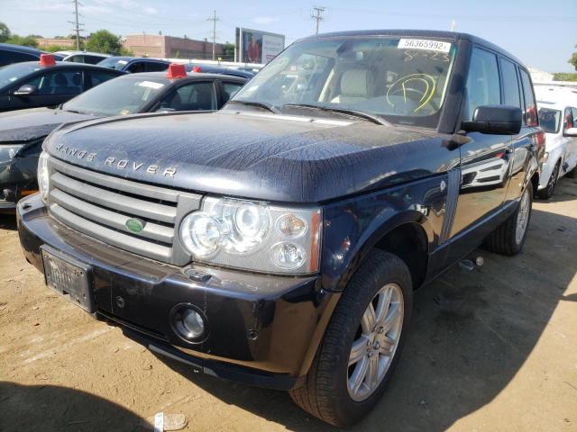 SALME15428A272911 - 2008 LAND ROVER RANGE ROVE HSE BLACK photo 2