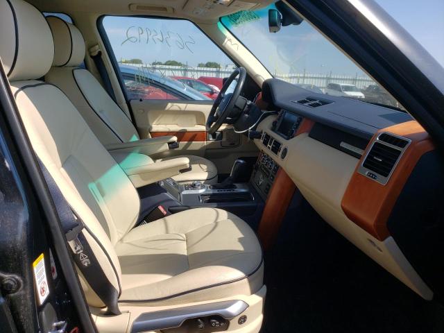 SALME15428A272911 - 2008 LAND ROVER RANGE ROVE HSE BLACK photo 5