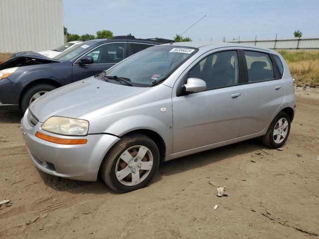 KL1TD66618B007823 - 2008 CHEVROLET AVEO BASE SILVER photo 1