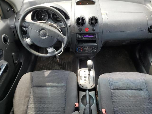 KL1TD66618B007823 - 2008 CHEVROLET AVEO BASE SILVER photo 8