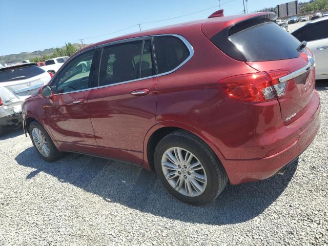 LRBFXASA1HD029236 - 2017 BUICK ENVISION PREFERRED მუქწითელი ფოტო 2