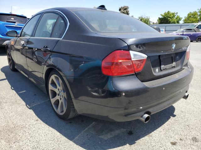 WBAVB73587VH21390 - 2007 BMW 3 SERIES I BLACK photo 2