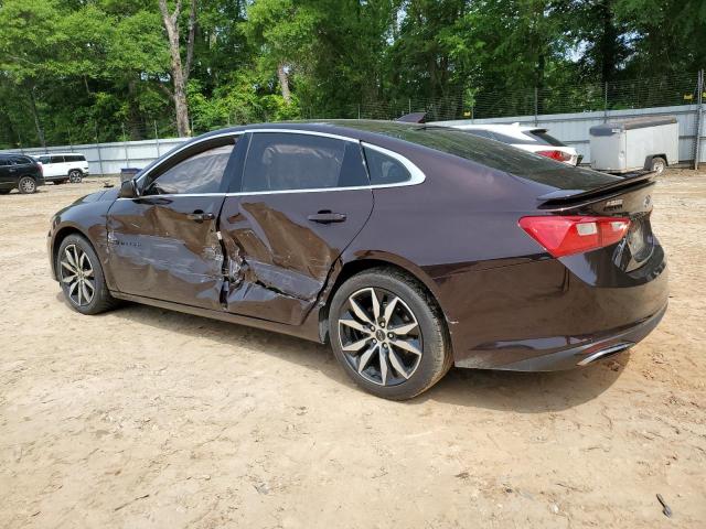 1G1ZG5ST2MF015232 - 2021 CHEVROLET MALIBU RS BURGUNDY photo 2