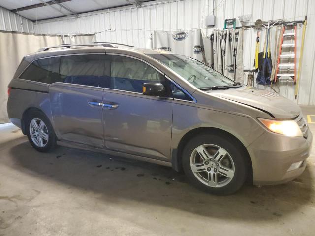 5FNRL5H90BB005301 - 2011 HONDA ODYSSEY TOURING GRAY photo 4