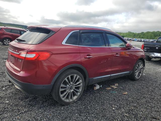 2LMPJ8LP3GBL61671 - 2016 LINCOLN MKX RESERVE BURGUNDY photo 3
