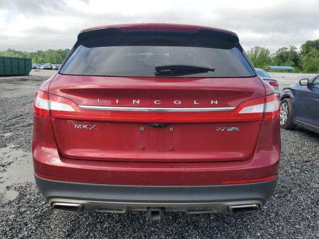 2LMPJ8LP3GBL61671 - 2016 LINCOLN MKX RESERVE BURGUNDY photo 6