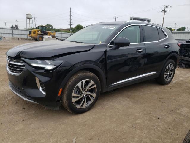 LRBFZNR4XND109762 - 2022 BUICK ENVISION ESSENCE BLACK photo 1