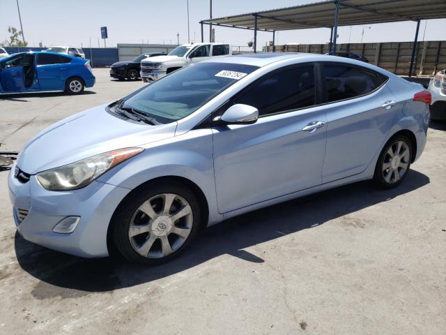 KMHDH4AE8CU440956 - 2012 HYUNDAI ELANTRA GLS BLUE photo 1