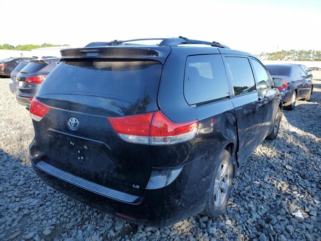 5TDKK3DC2ES411610 - 2014 TOYOTA SIENNA LE BLACK photo 3