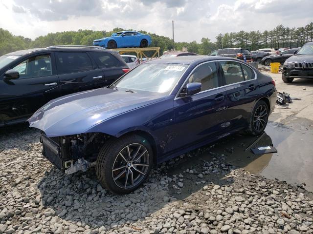 WBA5R7C58KAJ85498 - 2019 BMW 330XI BLUE photo 1