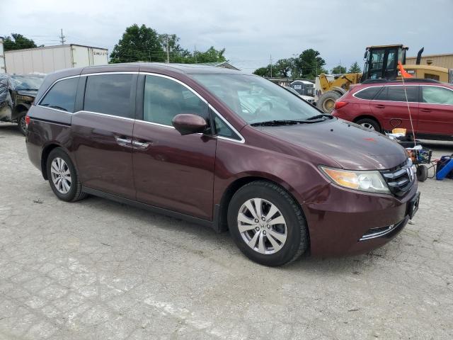 5FNRL5H69EB059870 - 2014 HONDA ODYSSEY EXL BURGUNDY photo 4