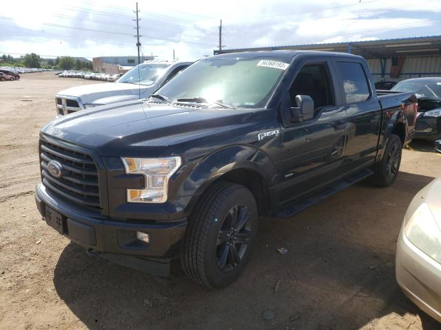 1FTEW1EPXHKE35348 - 2017 FORD F150 SUPERCREW BLACK photo 1