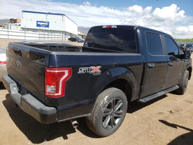 1FTEW1EPXHKE35348 - 2017 FORD F150 SUPERCREW BLACK photo 3