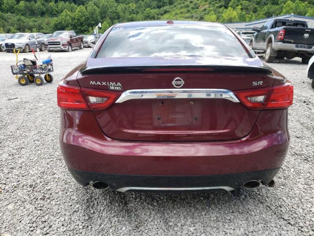 1N4AA6AP7HC419446 - 2017 NISSAN MAXIMA 3.5S MAROON photo 6