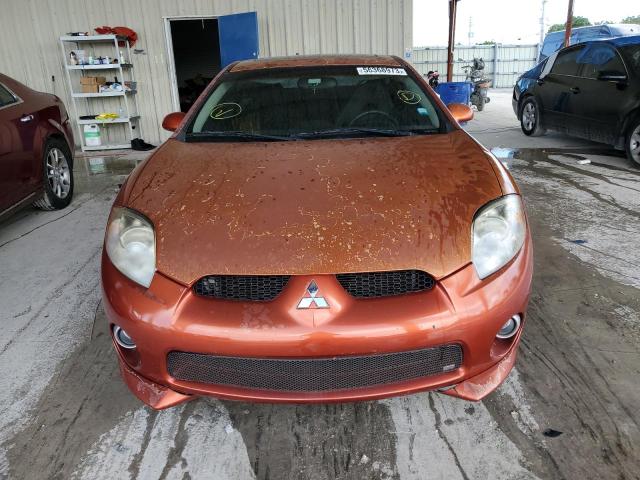 4A3AK34T37E036196 - 2007 MITSUBISHI ECLIPSE GT ORANGE photo 5