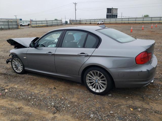 WBAPN7C50BA948215 - 2011 BMW 3 SERIES D GRAY photo 2