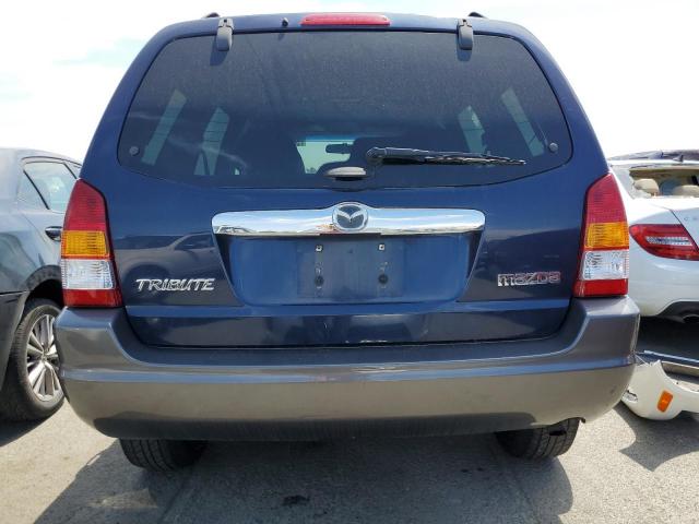 4F2CZ04194KM17455 - 2004 MAZDA TRIBUTE LX BLUE photo 6