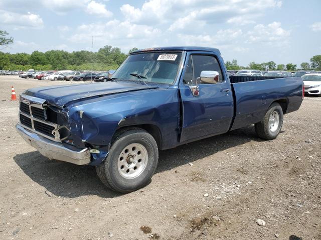 1B7HE16Y5PS178072 - 1993 DODGE D-SERIES D150 BLUE photo 1