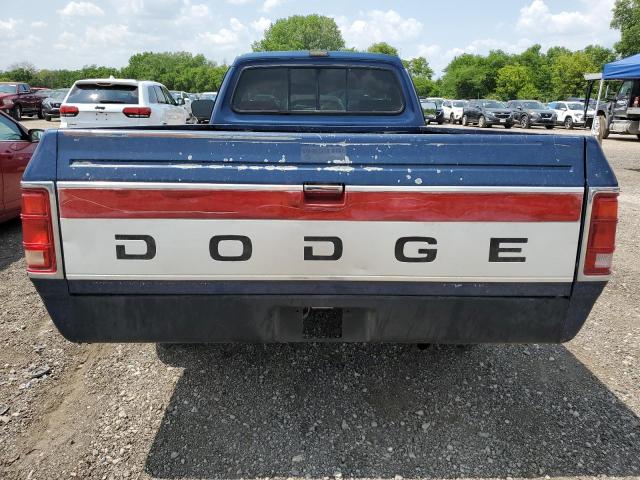 1B7HE16Y5PS178072 - 1993 DODGE D-SERIES D150 BLUE photo 6