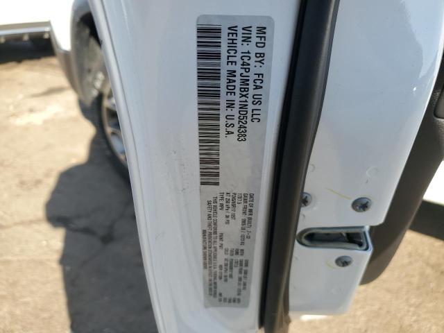 1C4PJMBX1ND524383 - 2022 JEEP CHEROKEE TRAILHAWK WHITE photo 12