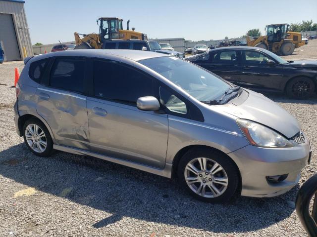 JHMGE88469S001109 - 2009 HONDA FIT SPORT GRAY photo 4