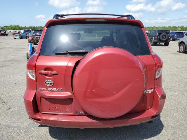 JTMZD33V465015505 - 2006 TOYOTA RAV4 RED photo 6