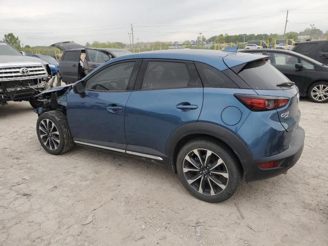 JM1DKFD70K0414338 - 2019 MAZDA CX-3 GRAND TOURING BLUE photo 2