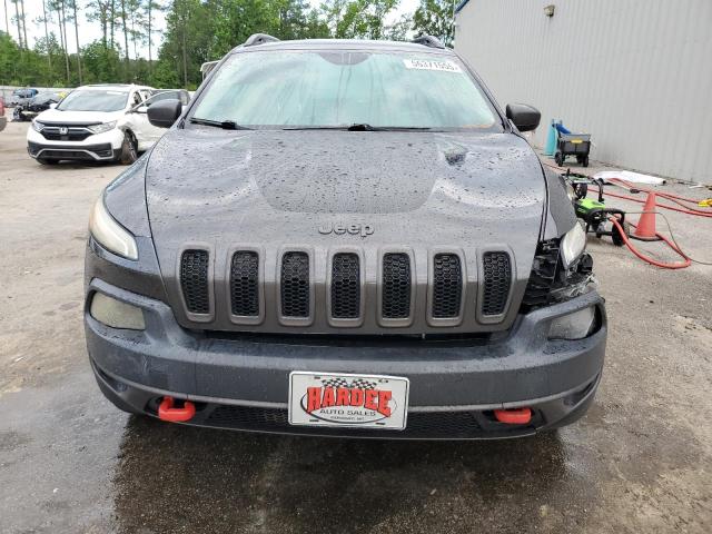 1C4PJMBS7FW622196 - 2015 JEEP CHEROKEE TRAILHAWK GRAY photo 5