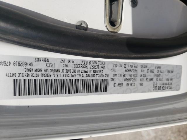 1C6RR7LT9KS533331 - 2019 RAM 1500 CLASS SLT 白色 照片 10