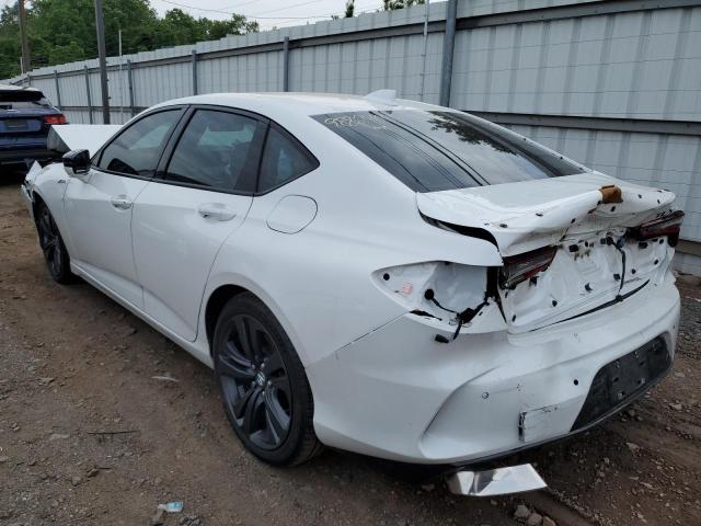 19UUB6F55MA002121 - 2021 ACURA TLX TECH A WHITE photo 2