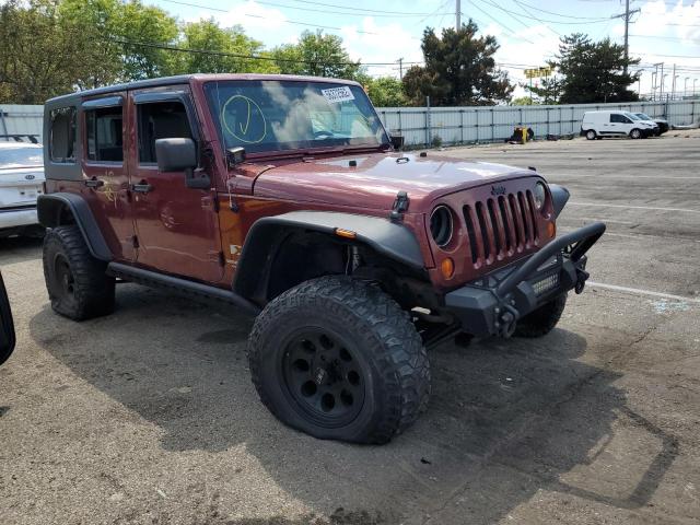 1J4GA39158L529103 - 2008 JEEP WRANGLER U X MAROON photo 1