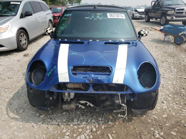 WMWRH335X6TK57874 - 2006 MINI COOPER S BLUE photo 5